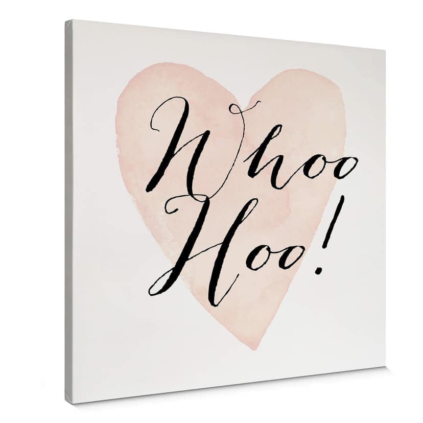 Canvastavla Confetti & Cream - Whoo Hoo