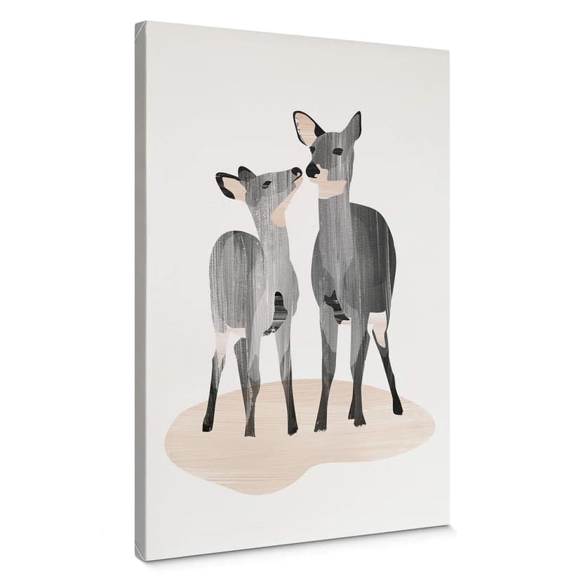 Canvastavla Goed Blauw - Fawns