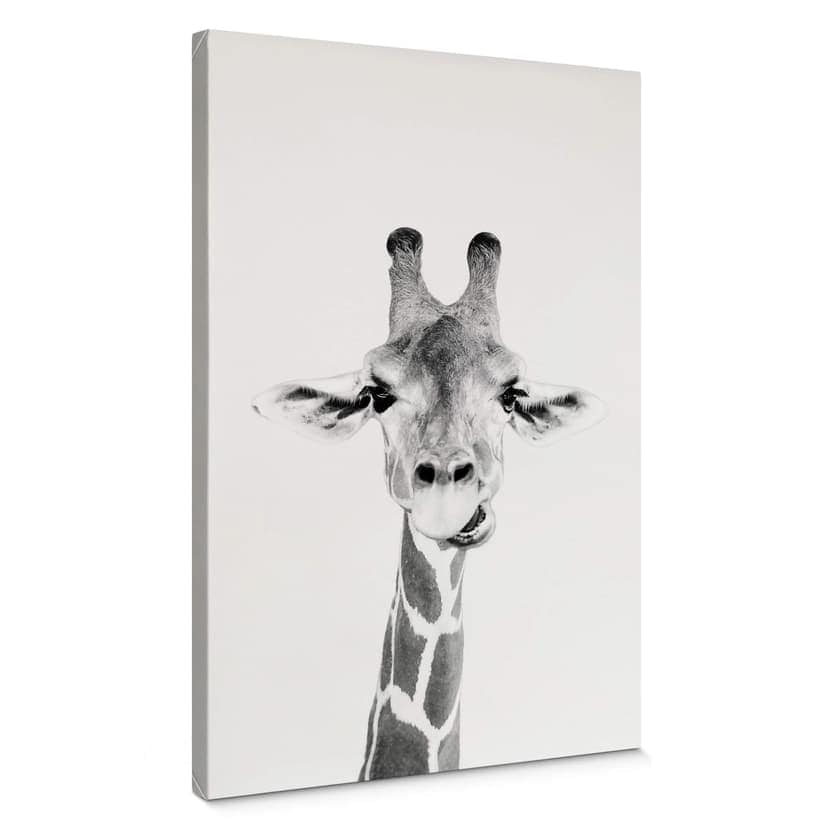 Canvastavla Sisi & Seb - Lycklig Giraff