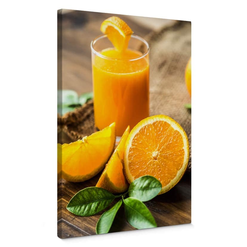 Canvastavla Färsk apelsinjuice