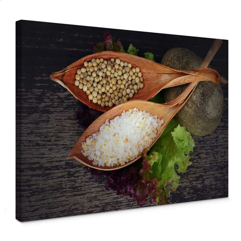 Salt och peppar Canvastavla