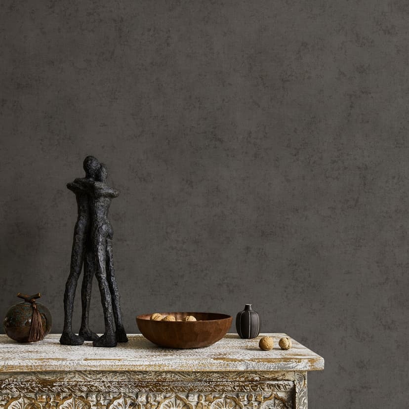 Non-woven tapet SHINY CONCRETE Elle Decoration 4, taupe