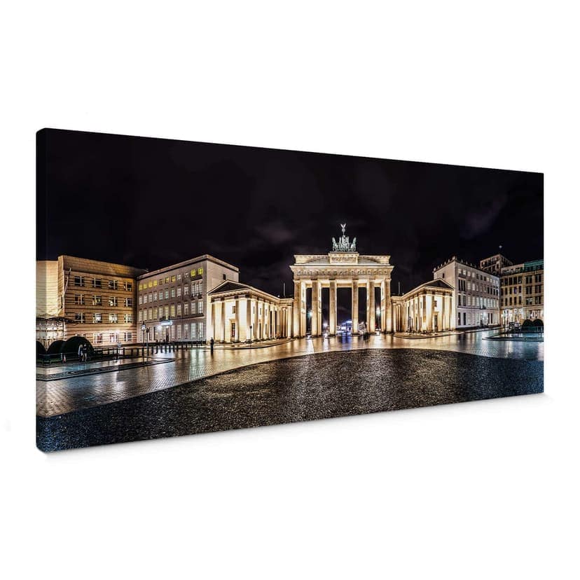 Canvastavla Brandenburger Tor Panorama