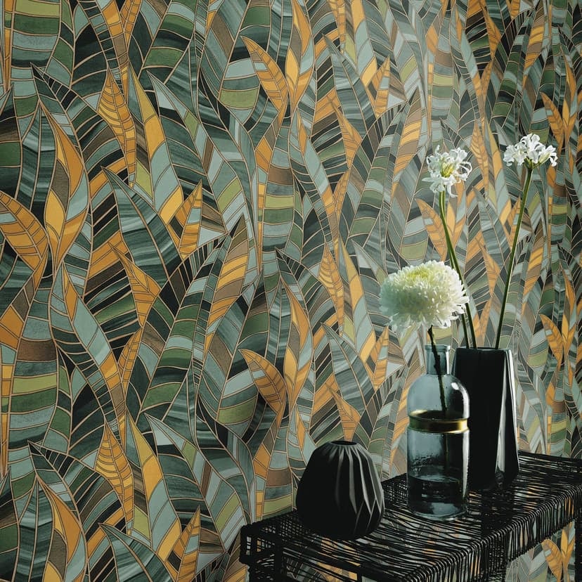 Tapet av fiberduk SERENADE Elle Decoration 4, bensin