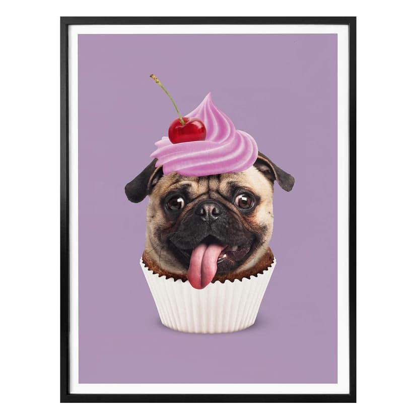 Poster lös - Pugcake