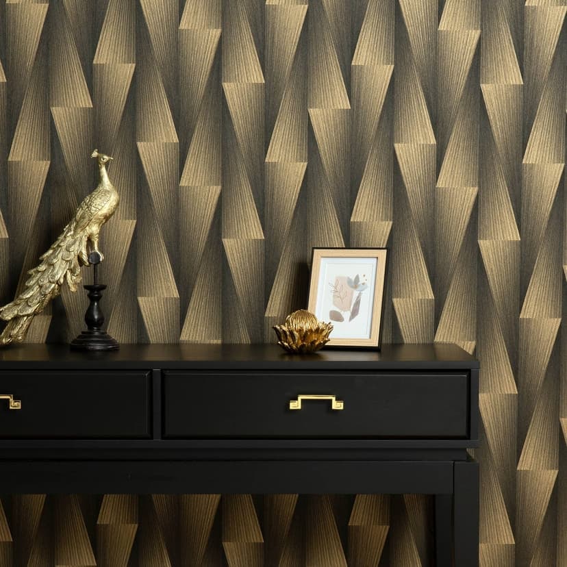 Guido Maria Kretschmer grafisk tapet Shift Fashion for Walls 5 svart