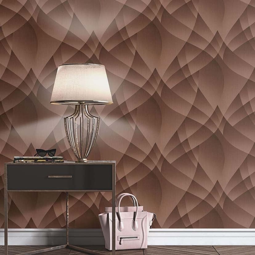3D tapet, geometrisk tapet Fashion for Walls 4 av Guido Maria Kretschmer brons