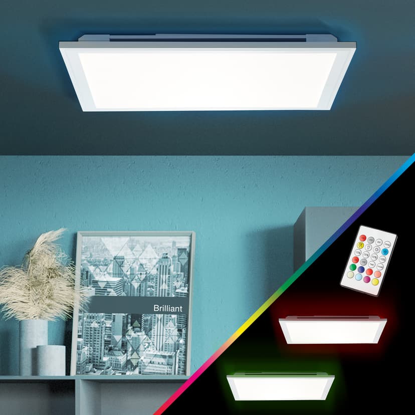 Deckenleuchte Albert 1 Weiss, 24W, 5,3 x 39,6 cm, Kunststoff Deckenlampe