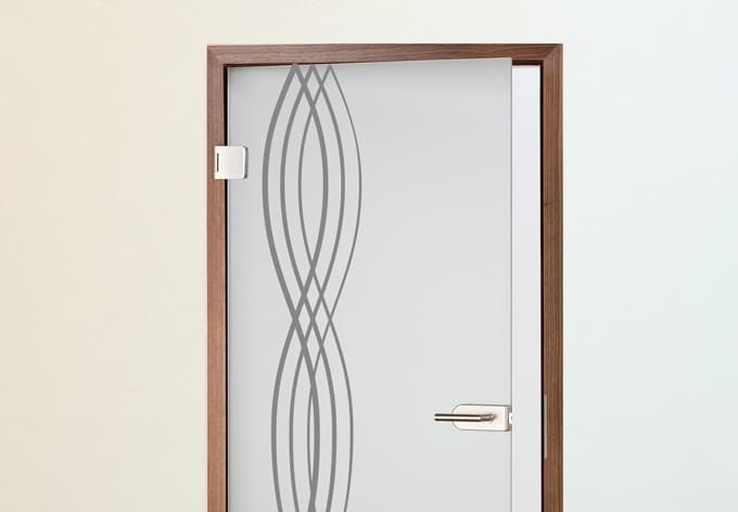 Dörrdesign våg 39x200 cm