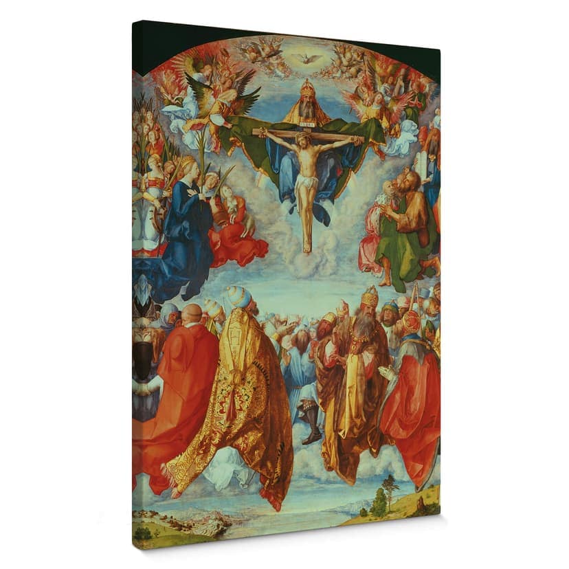 Canvastavla Dürer - Alla helgons bild