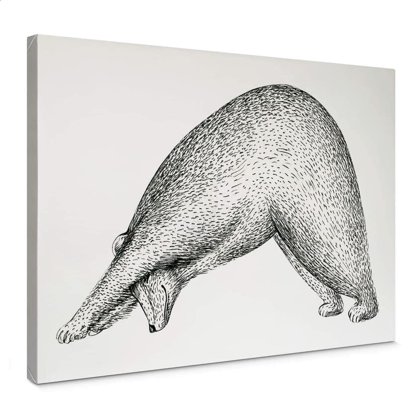 Canvas Kvilis - Yoga Björn 01