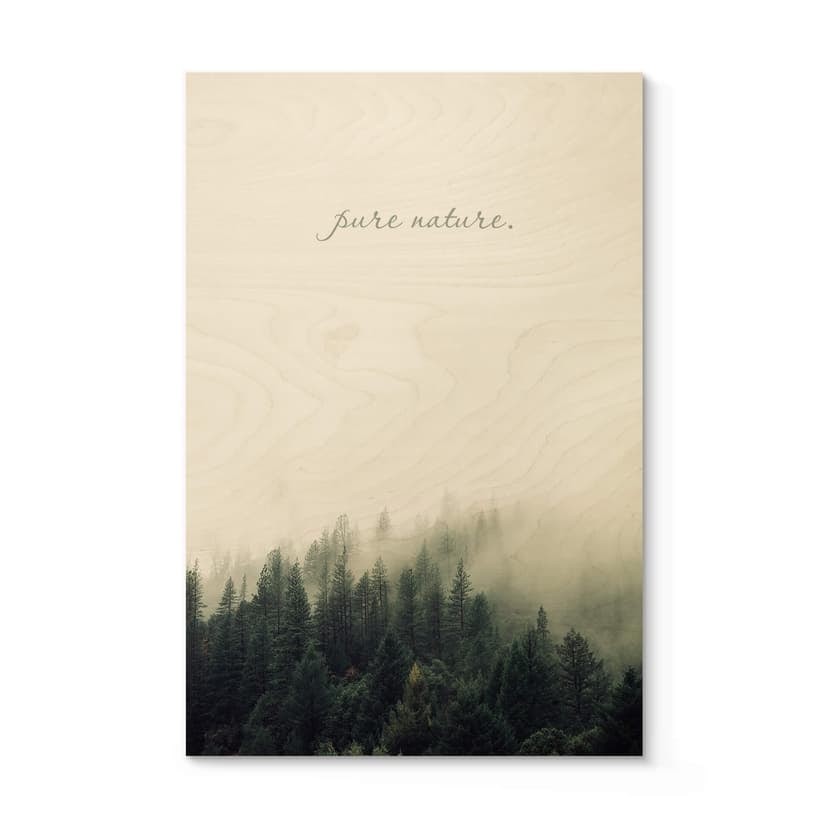 Ren natur Träposter
