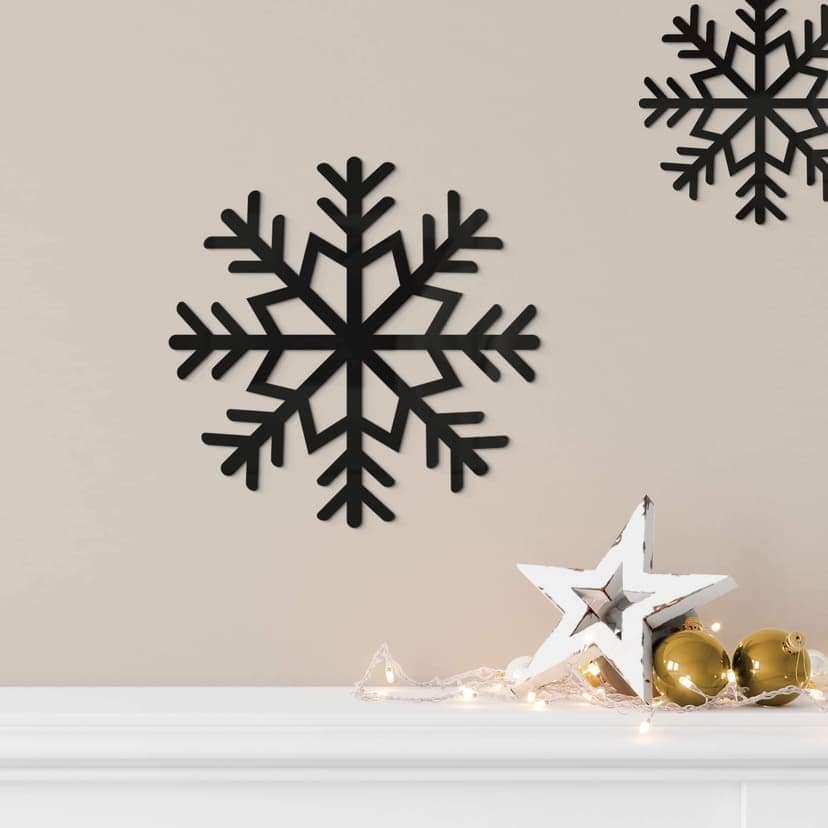 Juldekoration snöflinga - akryldekoration