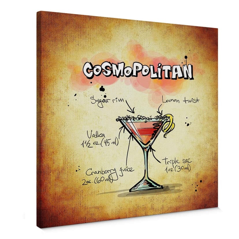 Cosmopolitan Canvastavla - Recept