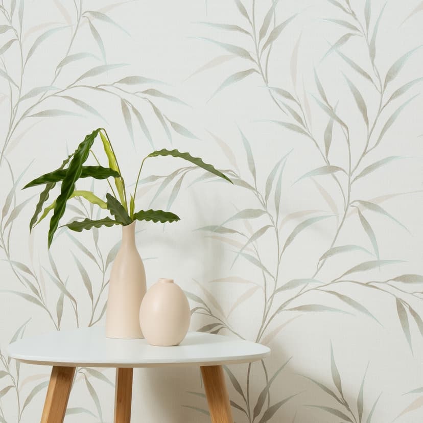 Guido Maria Kretschmer tapet med bladmotiv Yamato Fashion for Walls 5 turkos