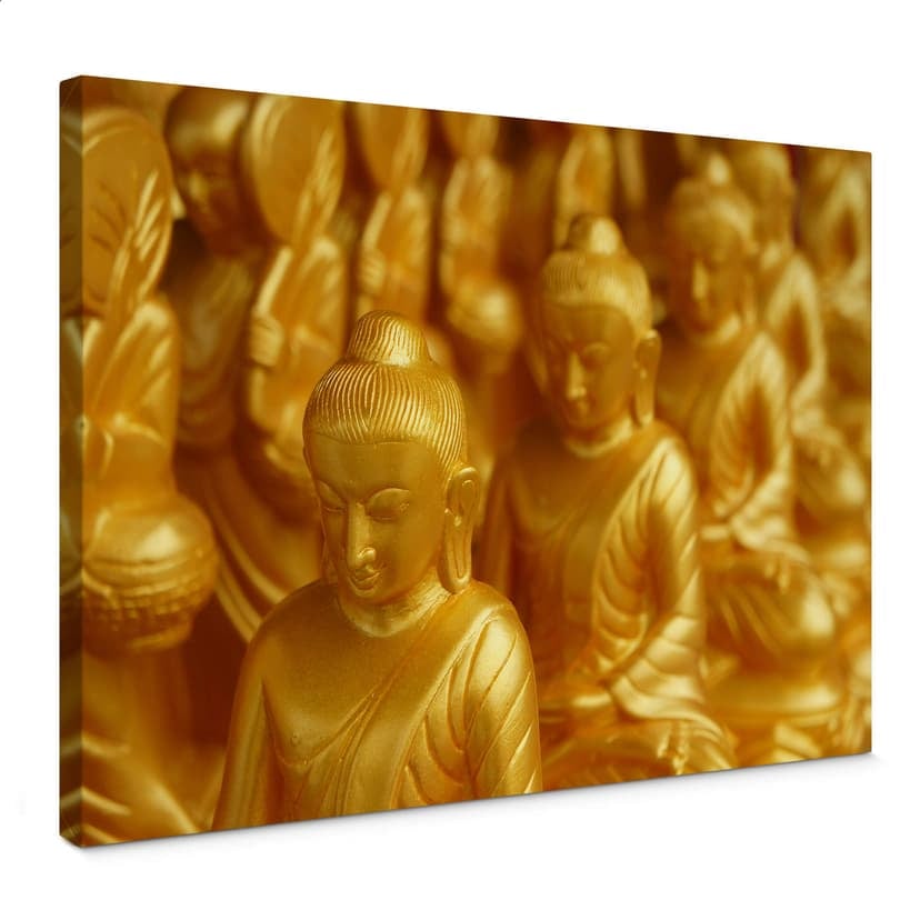 Gyllene Buddha Canvastavla