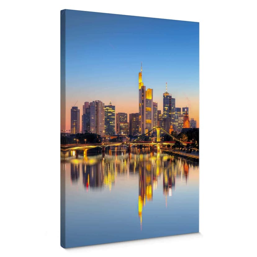 Canvastavla Frankfurt ljus