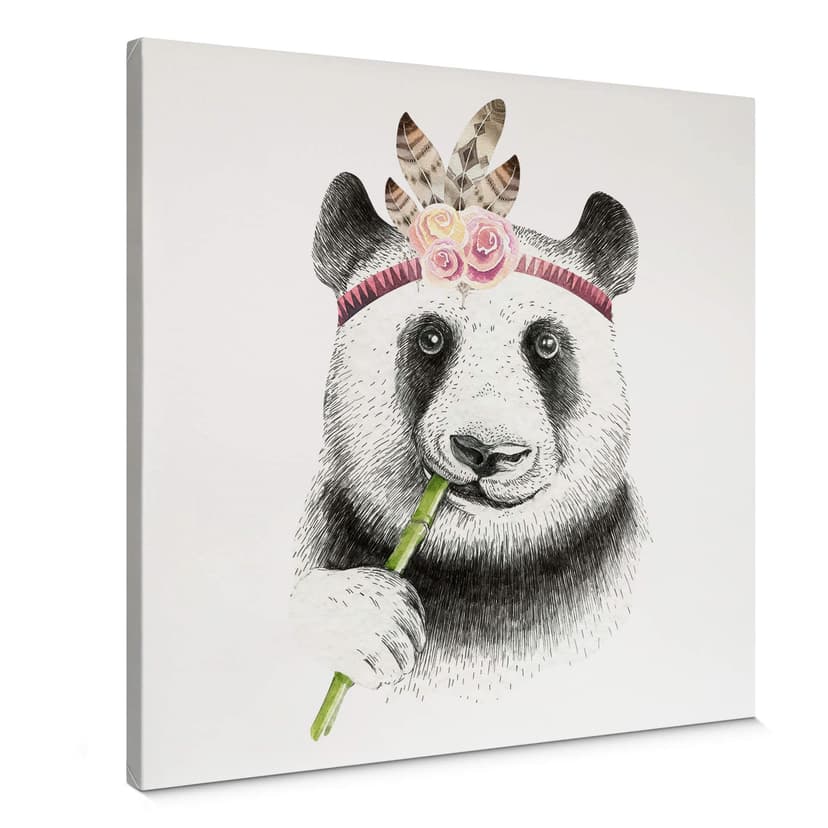 Canvas Kvilis - Girlie Panda
