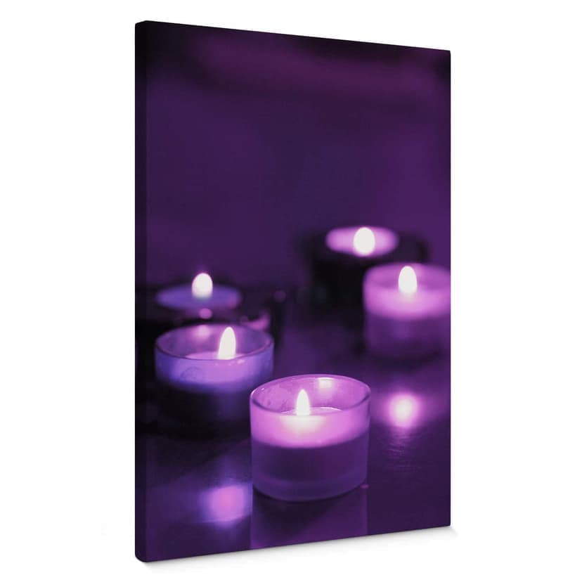 Candle Berry Canvastavla