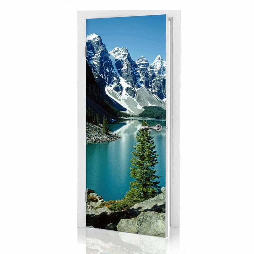 Dörr design berg sjö idyll 91x200 cm