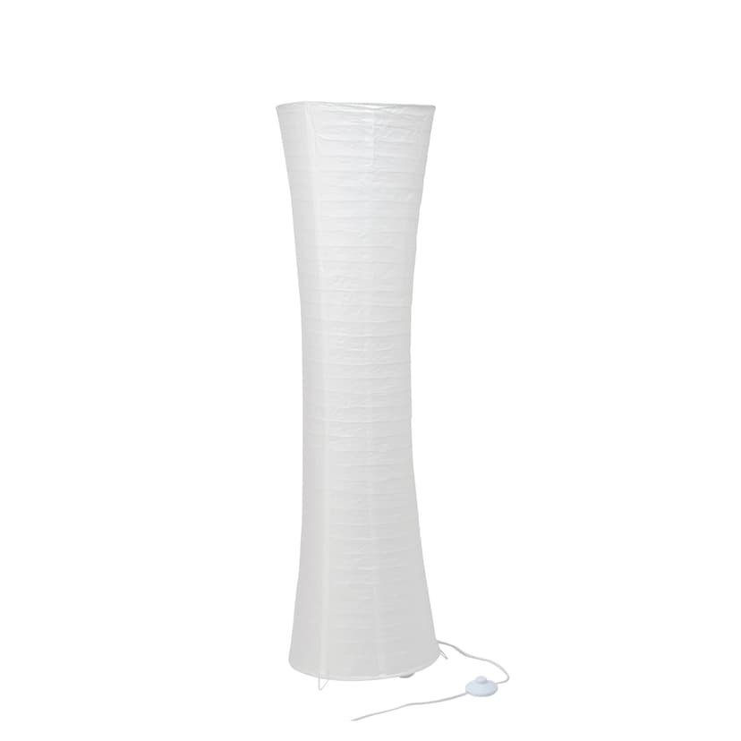 Stehleuchte Ayana Weiss, 40W, 125 x 34,5 cm, Papier Stehlampe