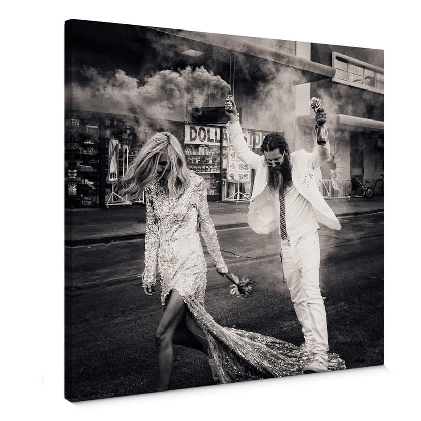 Liten tavla på canvas - Viva Las Vegas