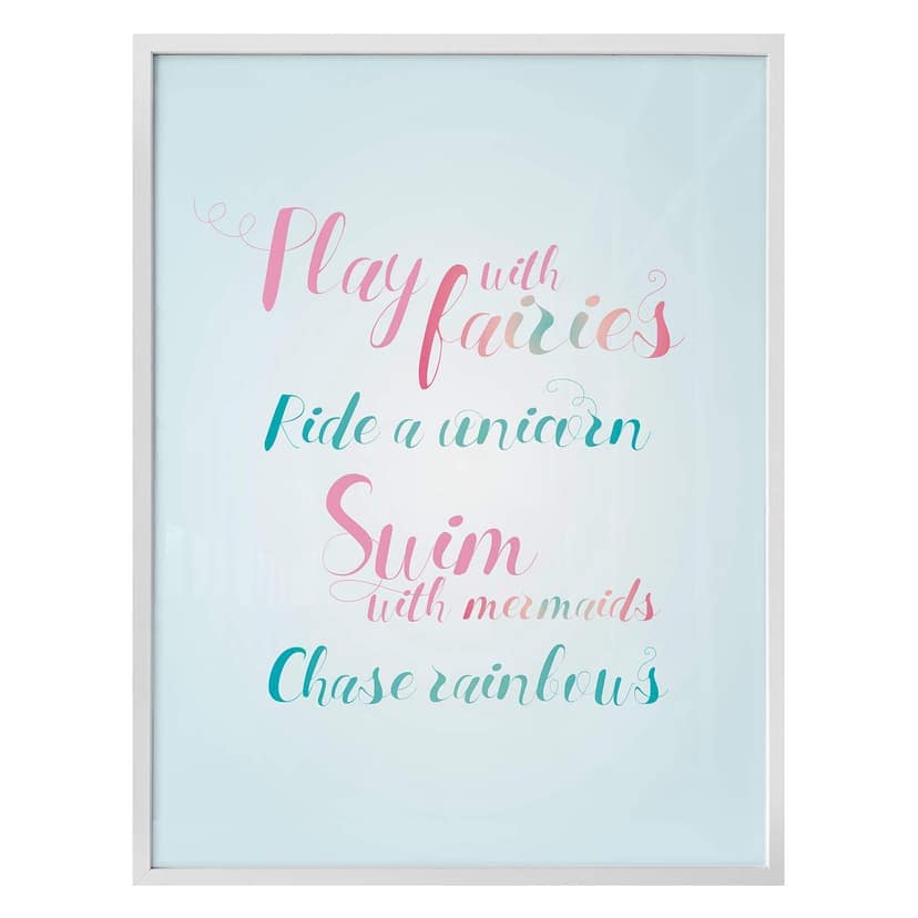 Poster Lek med älvor