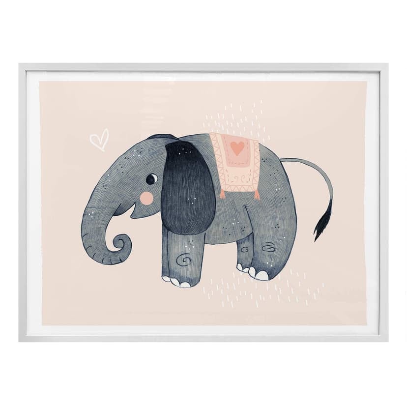 Poster Loske - Elefant