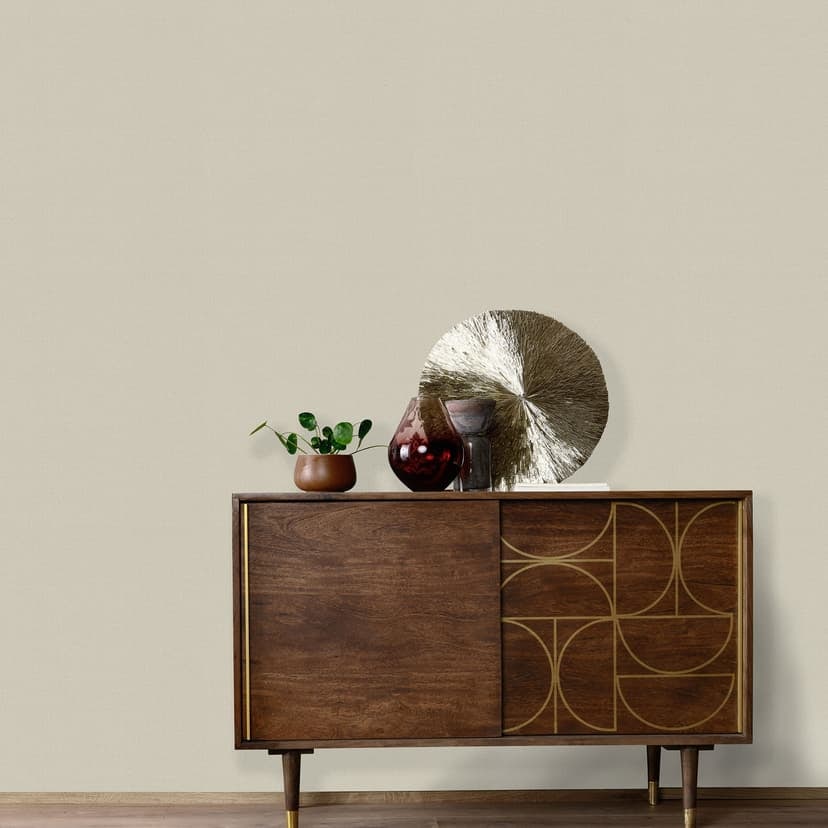 Non-woven tapet WOVEN Elle Decoration 4, ljus taupe