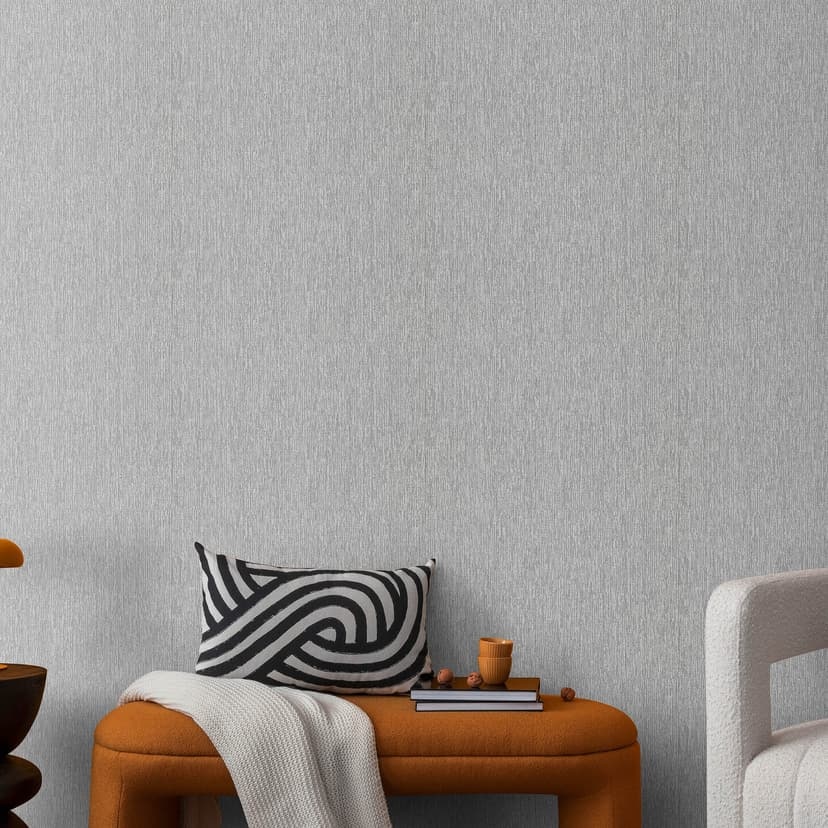 Guido Maria Kretschmer enhet tapet Echo & Soft Loom Fashion for Walls 5 silver