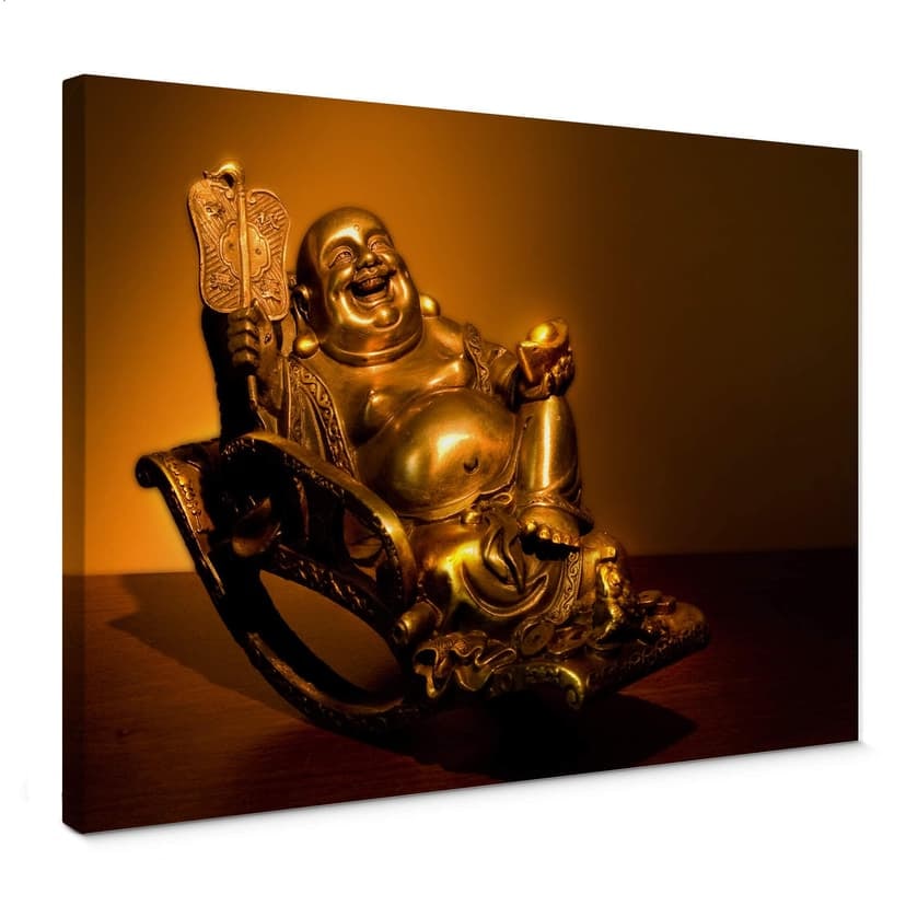 Happy Buddha Canvastavla