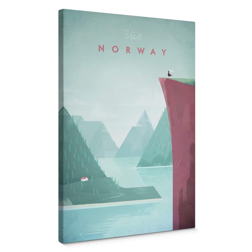 Canvastavla Rivers - Norge