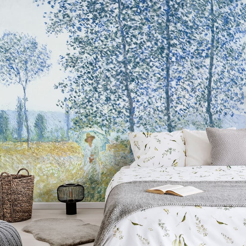 Fototapet Monet - Fält på våren