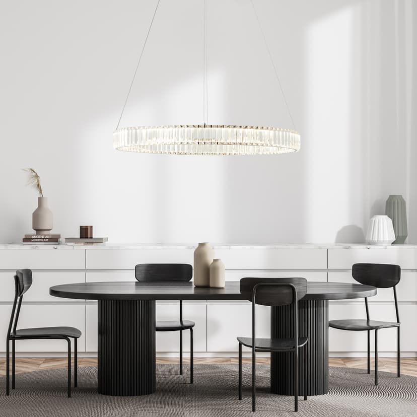 Pendelleuchte Marleen Metallic, 50W, 150 x 80 cm, Metall Pendelleuchte