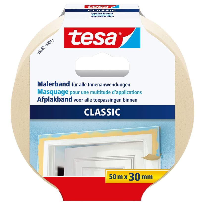 tesa® Målartejp Classic 50m x 30mm