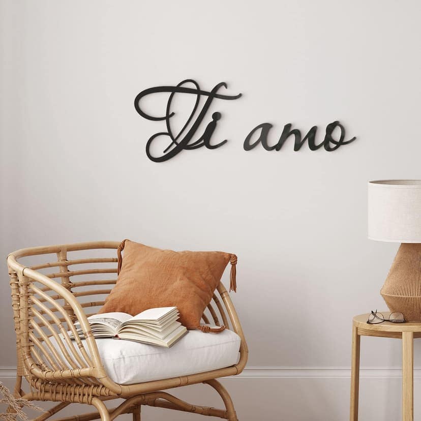 Akrylbokstäver Ti amo