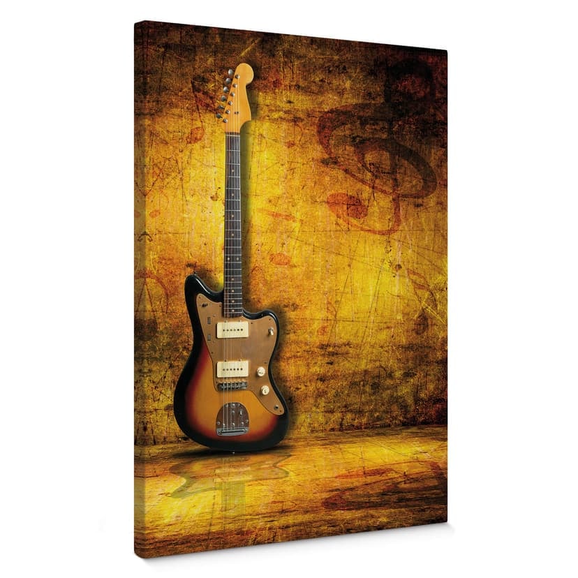 Canvastavla Elektrisk gitarr