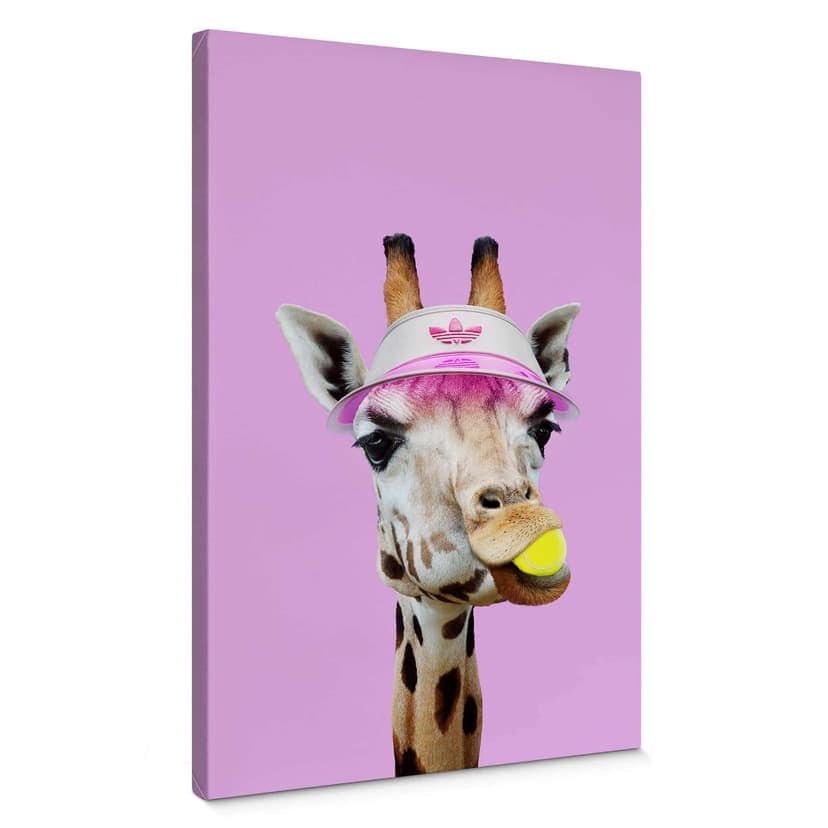 Canvastavla Lös - Tennisgiraff