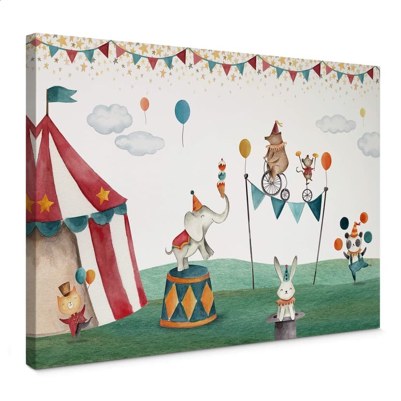 Canvastavla Oliver Robins - Crazy circus