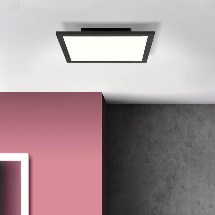 Aufbaupaneel Constantin 2 Schwarz, 18W, 5 x 29,5 cm, Metall Led panel