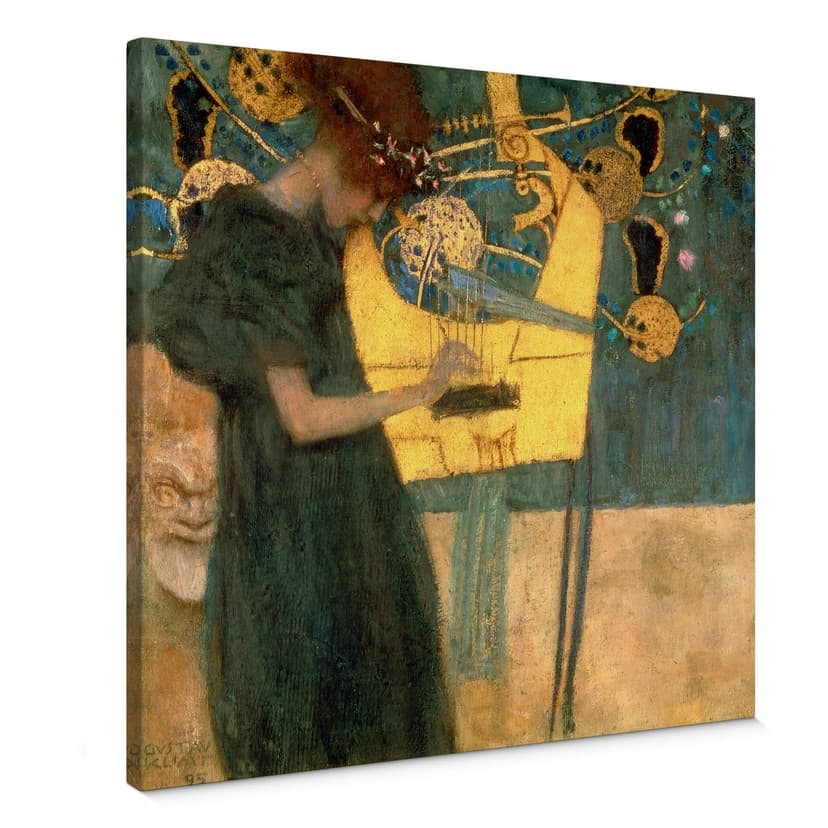Canvastavla Klimt - Musiken