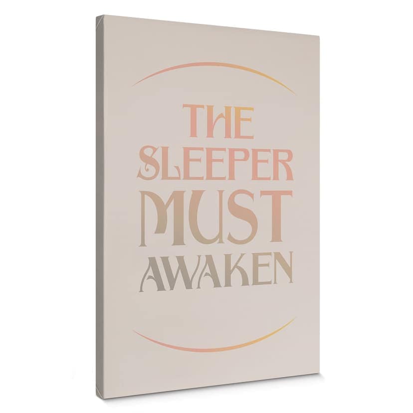 Canvastavla filmcitat från Dune - The Sleeper måste vakna