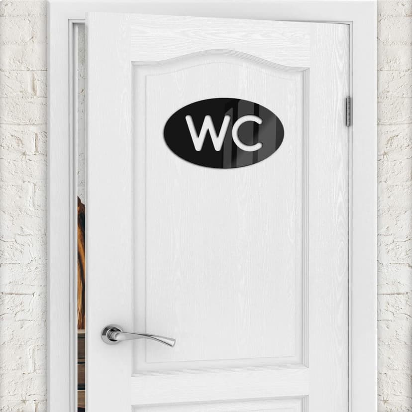 Akryl dekoration WC
