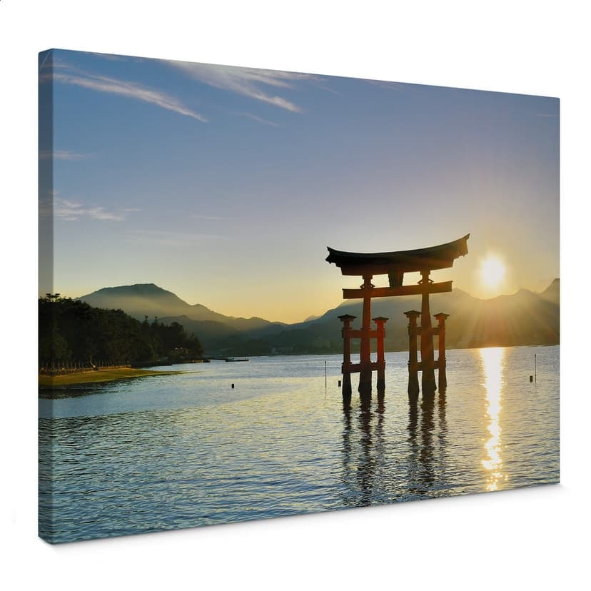 Itsukushima Shrine Canvastavla