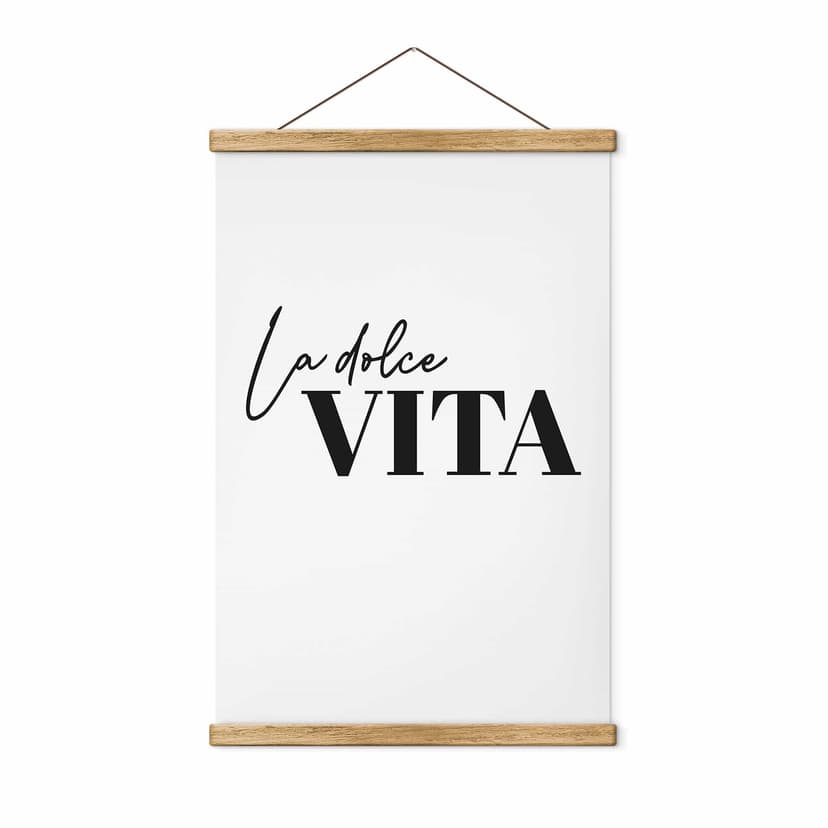 Textil poster La Dolce Vita