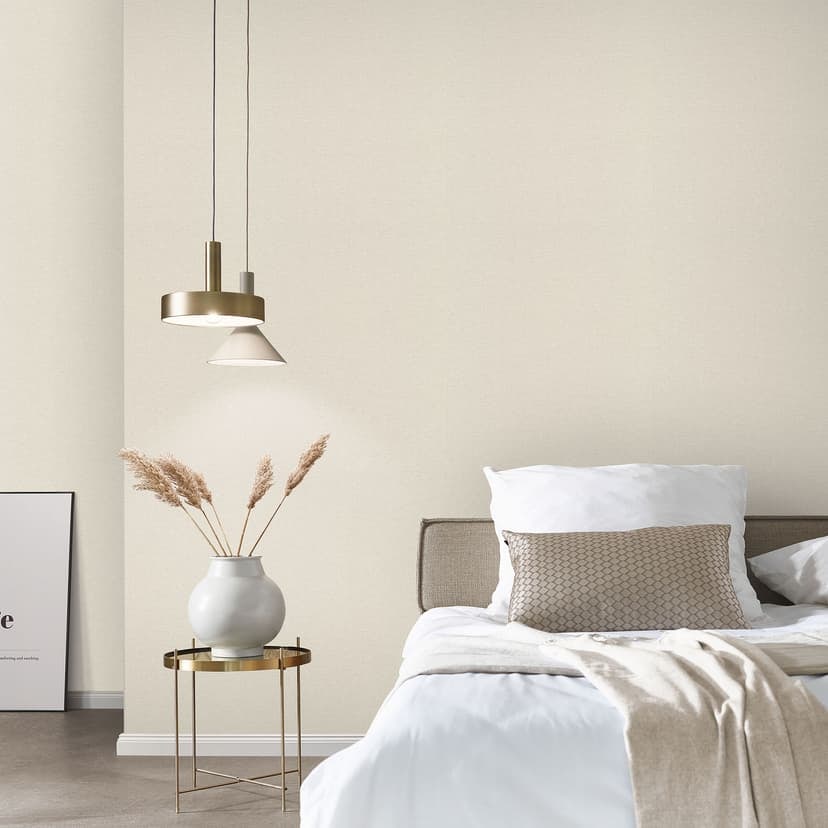 Icke-vävd tapet, enhetstapet Secret Garden beige