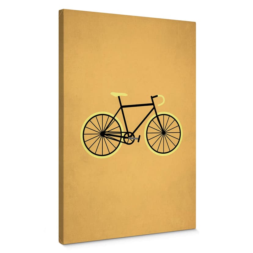 Canvastavla Kubistika - Cykelkärlek