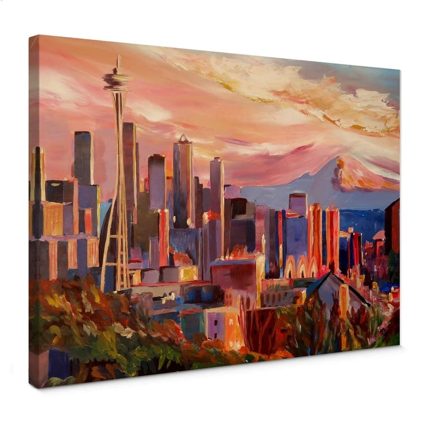 Canvastavla Bleichner - Seattle