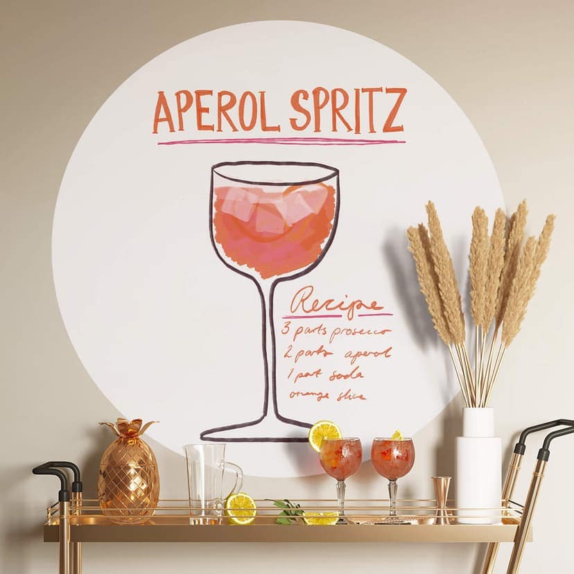 Wallsticker kök - Fritsch - Aperol Spritz - Rund