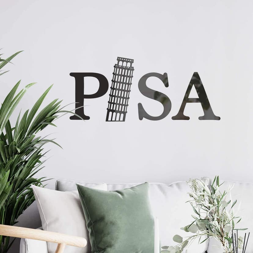 Akrylbokstäver Pisa